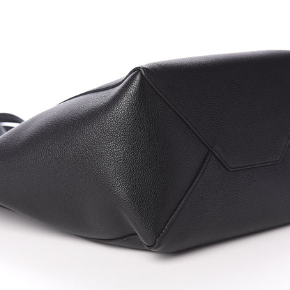 Celine Soft Grained Calfskin Small Belt Cabas Phantom Black 7 of 8