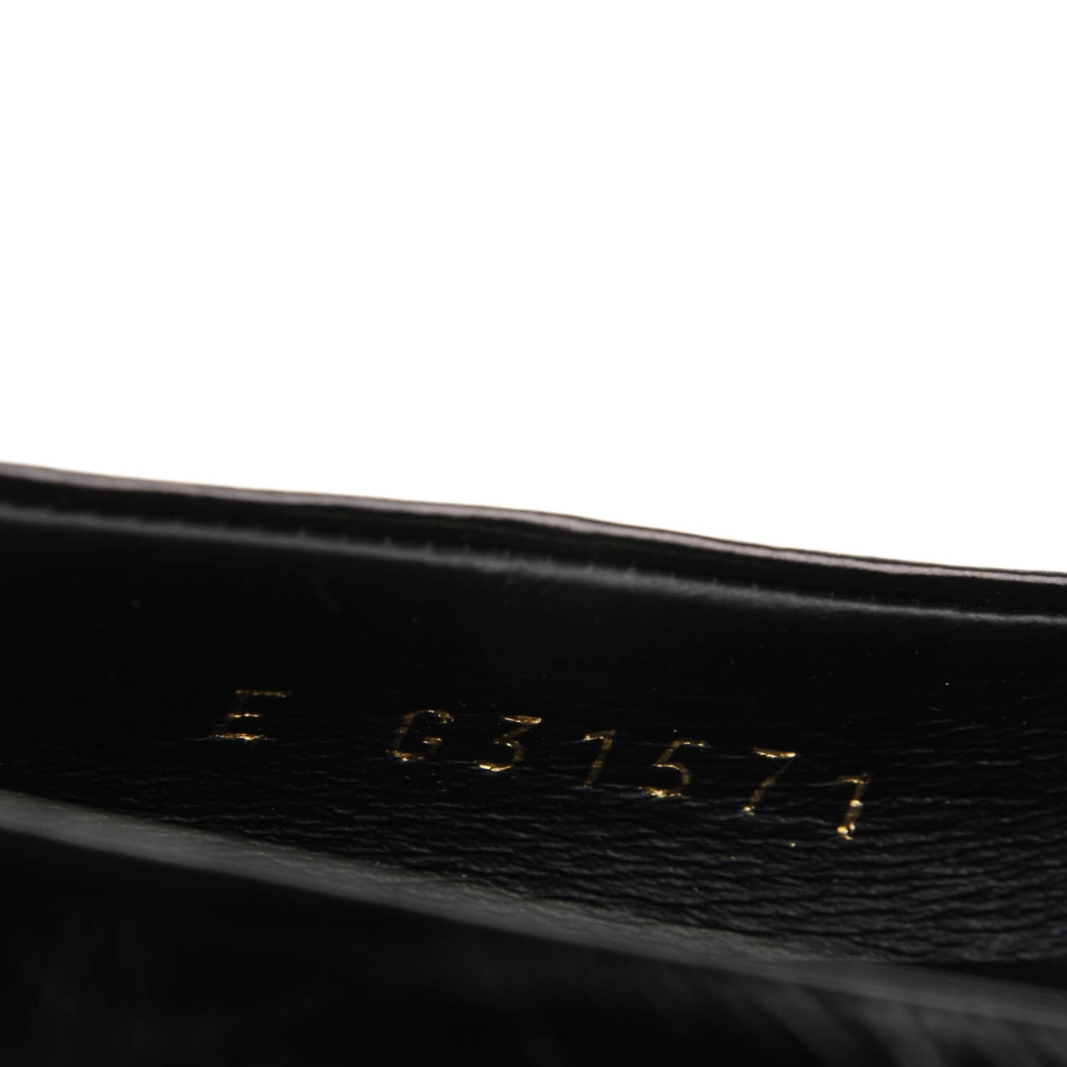 Chanel Crumpled Calfskin Patent Cap Toe CC Pumps 40 Black 8 of 8