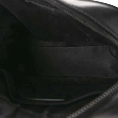 Saint Laurent Calfskin Matelasse Monogram Monochrome Lou Camera Bag Black 5 of 9