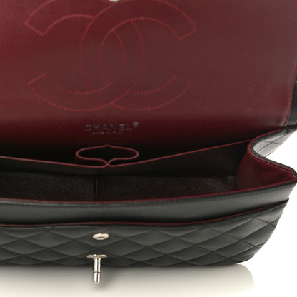Chanel Lambskin Quilted Jumbo Double Flap Black 4 of 22
