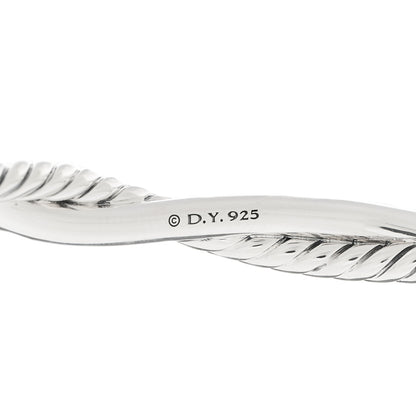 David Yurman Sterling Silver Diamond Infinity Bracelet 3 of 4