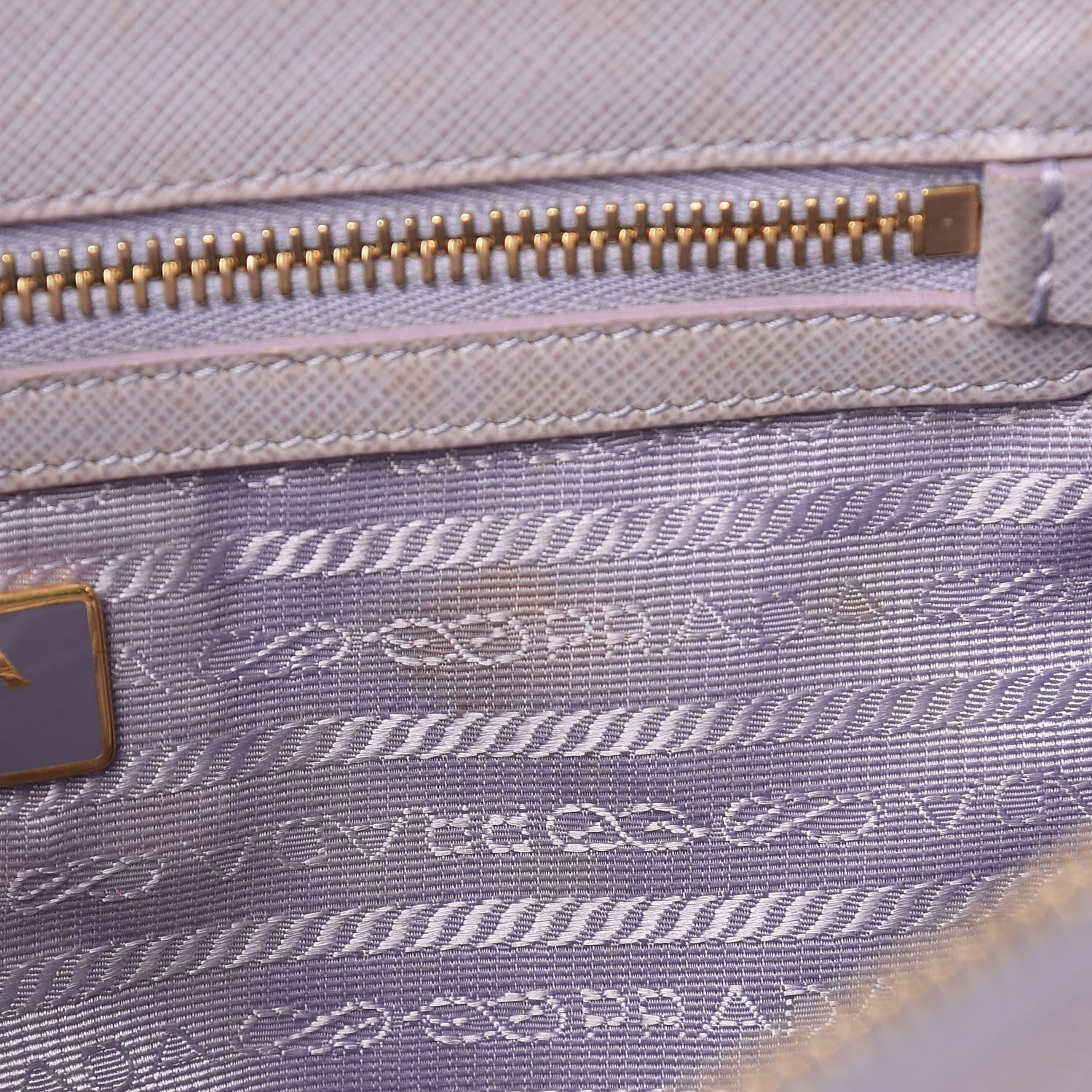 Prada Saffiano Small Galleria Double Zip Tote Glicine 14 of 26