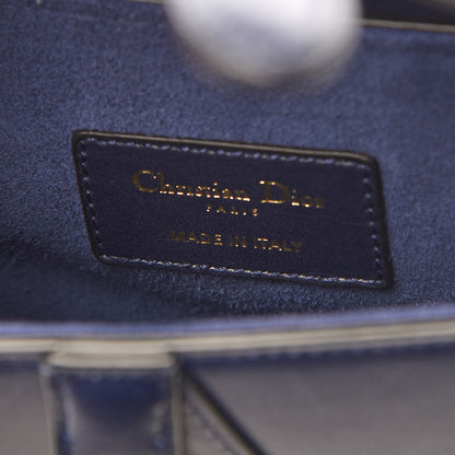 Christian Dior Calfskin Mini Saddle Bag Blue 6 of 6