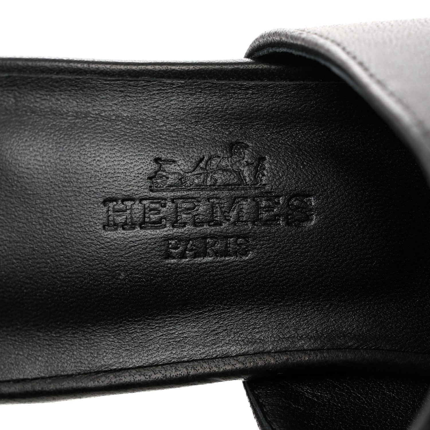 Hermes Nappa Iconique 60 Sandals 35 Black 6 of 9