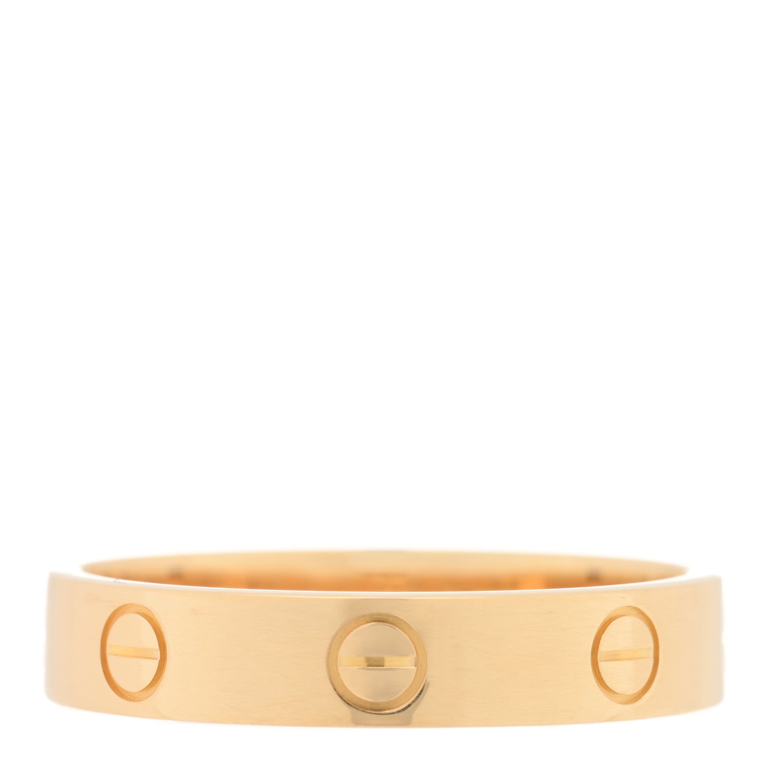 Cartier 18K Yellow Gold 3.5mm LOVE Wedding Band Ring 57 8 3 of 4