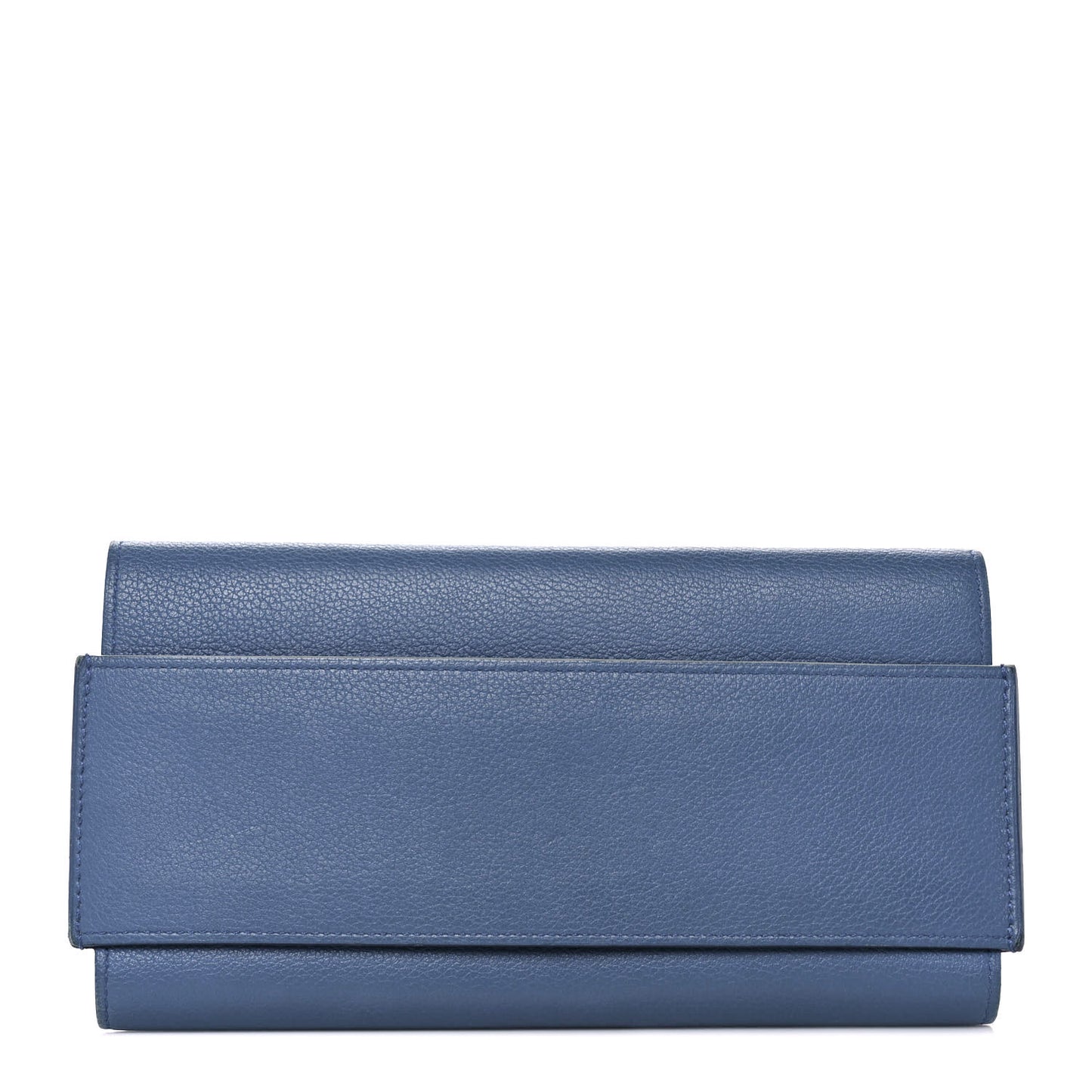 Epsom Passant Long Wallet Orange Cobalt