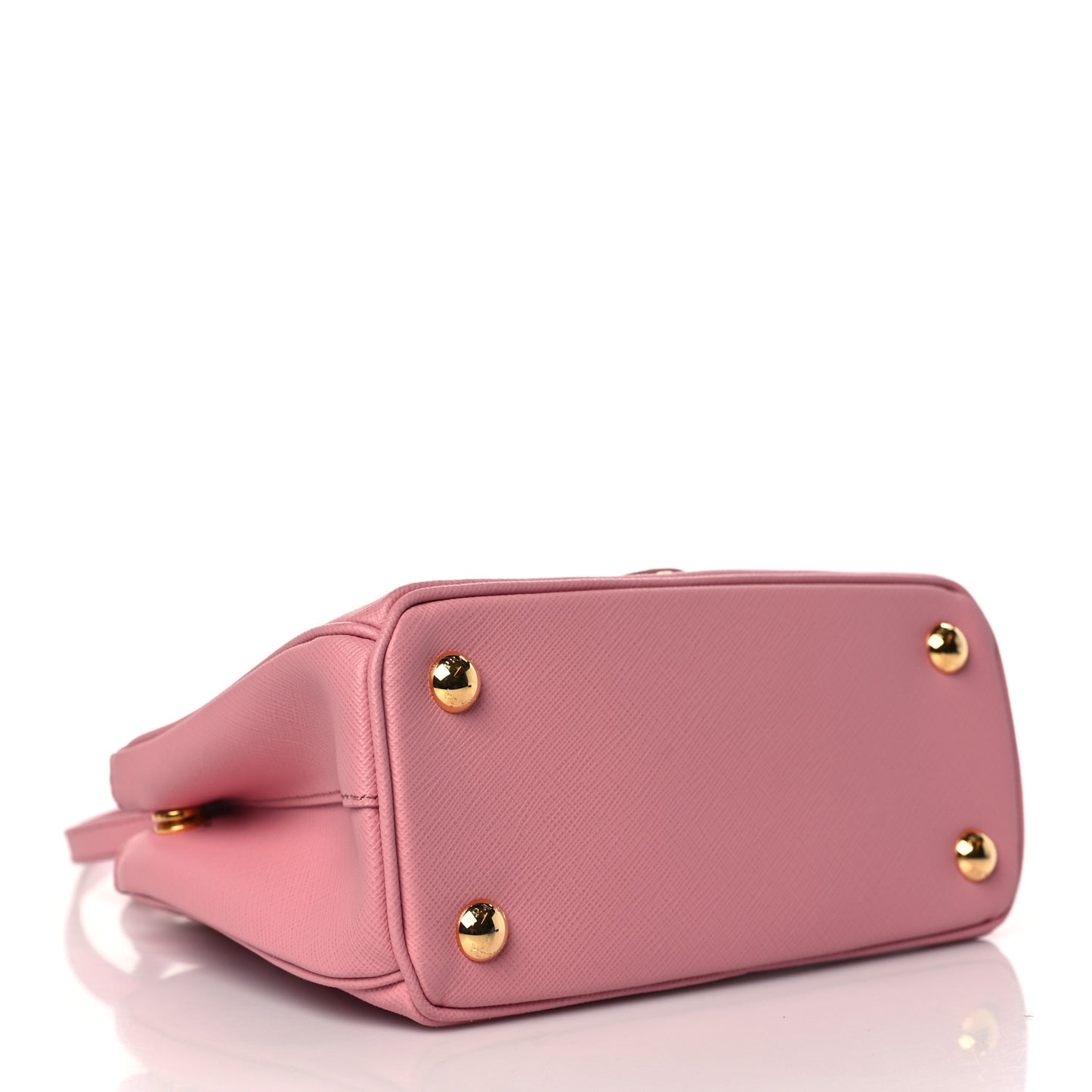 Saffiano Mini Galleria Double Zip Tote Petalo