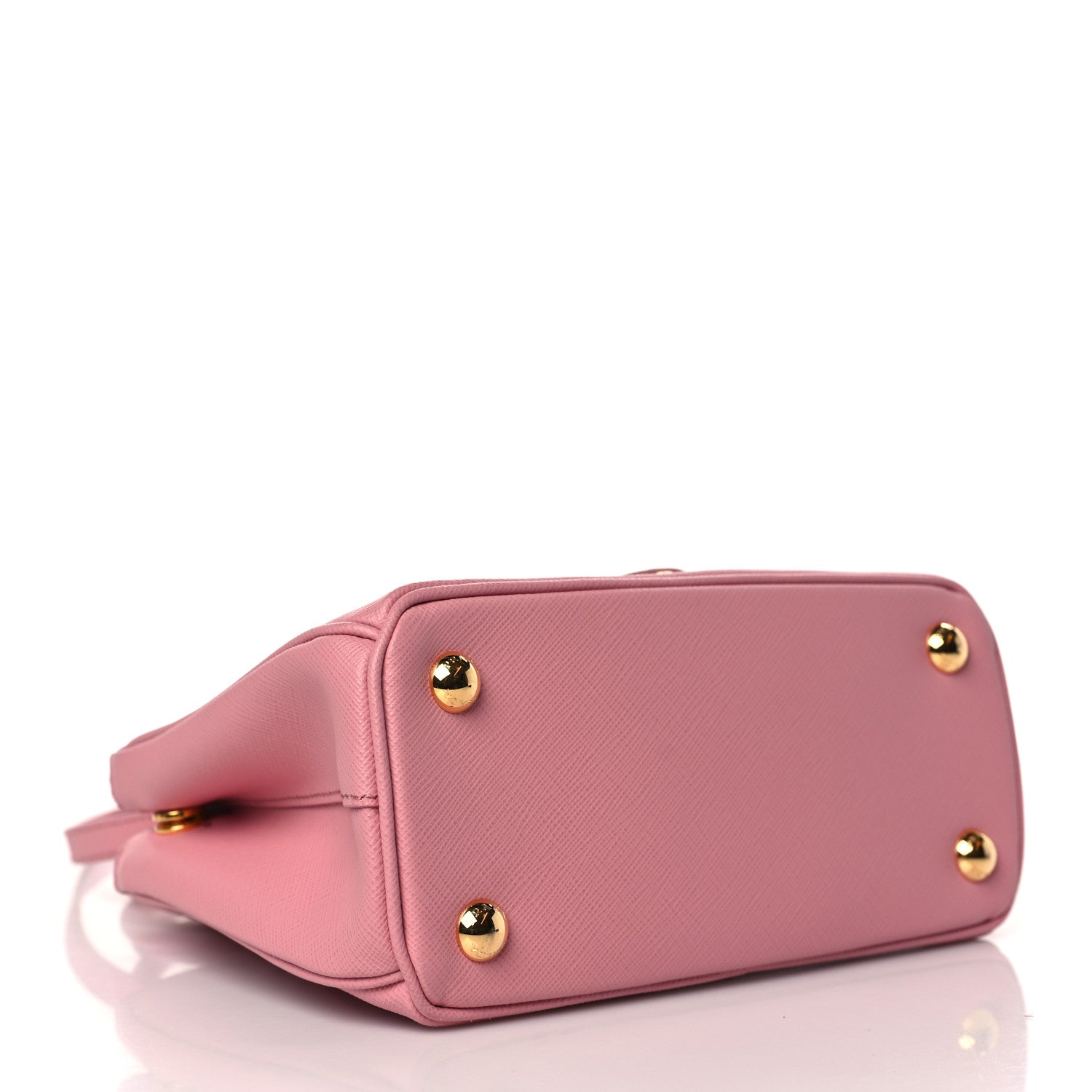 Prada Saffiano Mini Galleria Double Zip Tote Petalo 4 of 8
