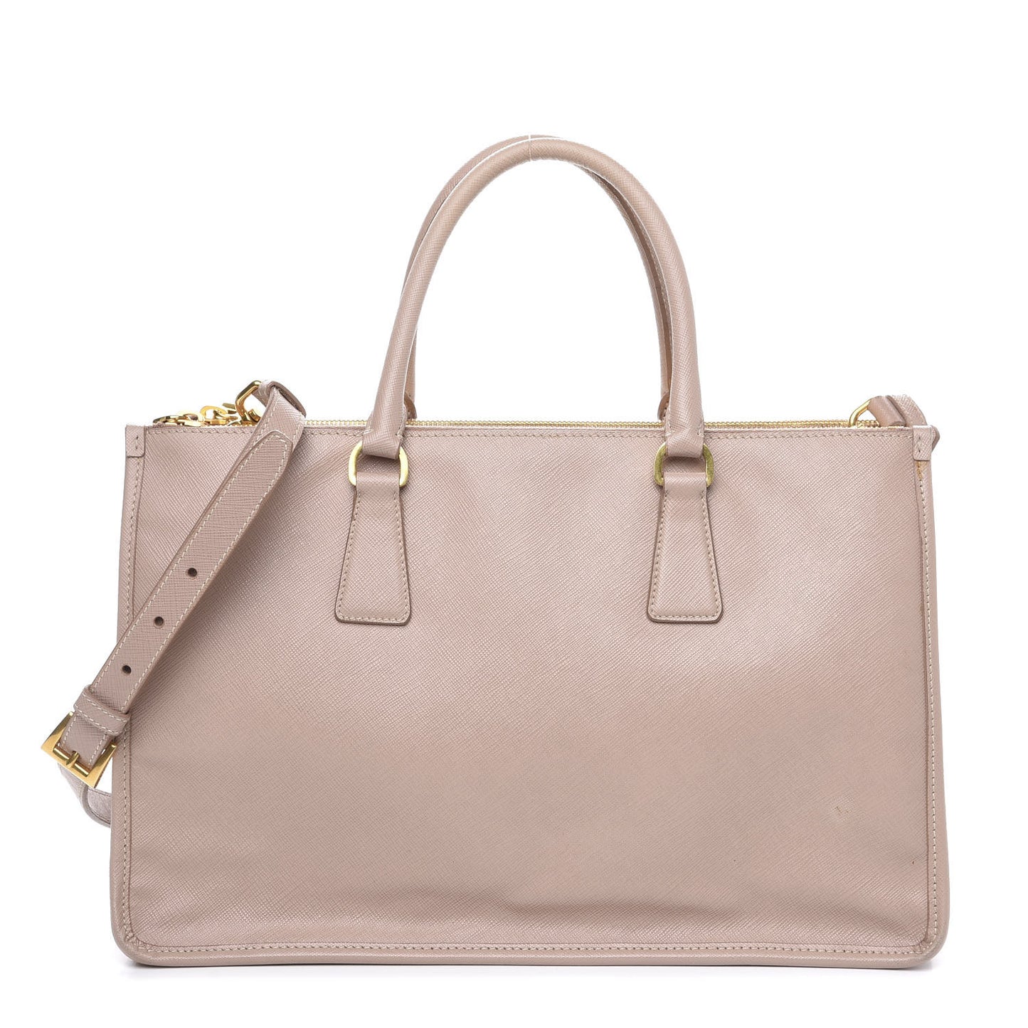 Saffiano Frame Top Handle Bag Cammeo