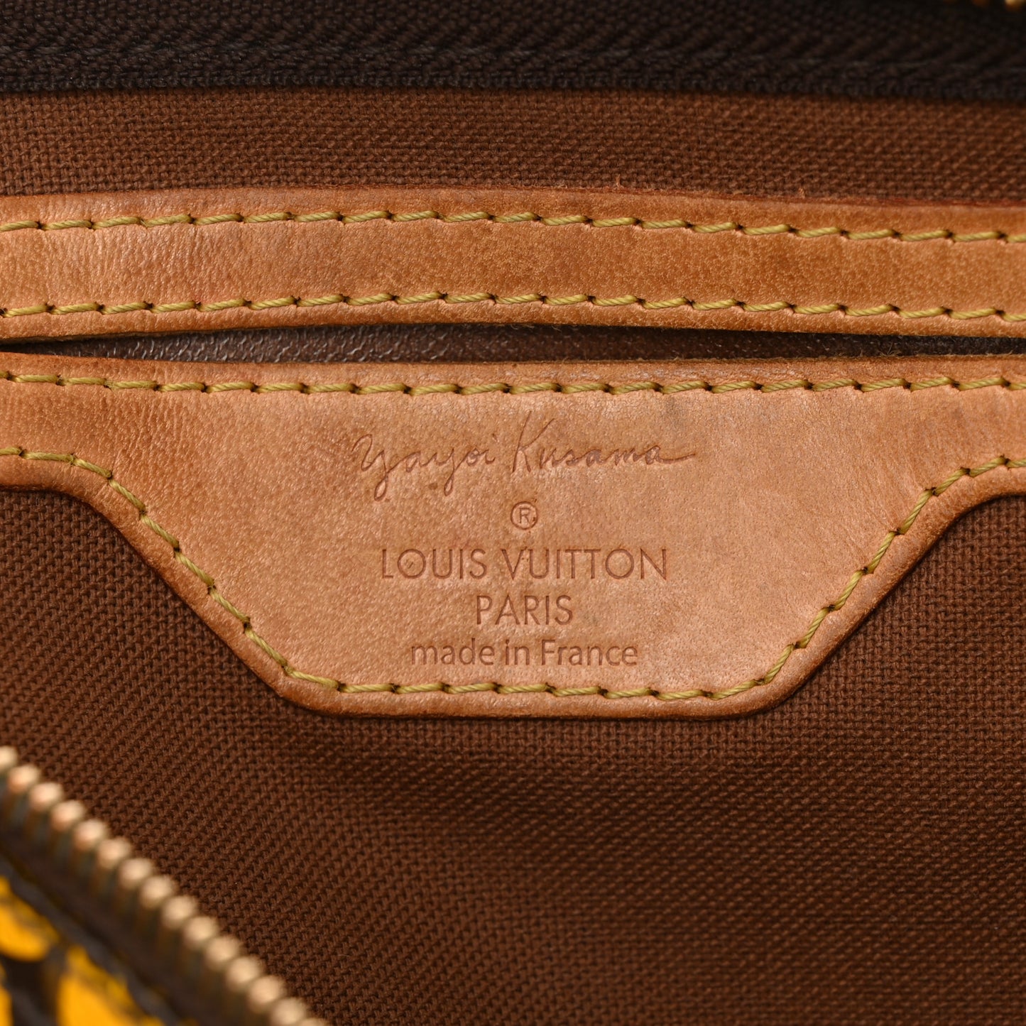 Monogram Kusama Town Speedy 30 Yellow