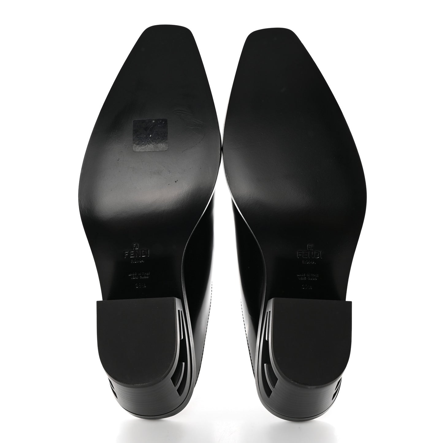 Vitello Abrasivato FF Cut Mules 39.5 Black