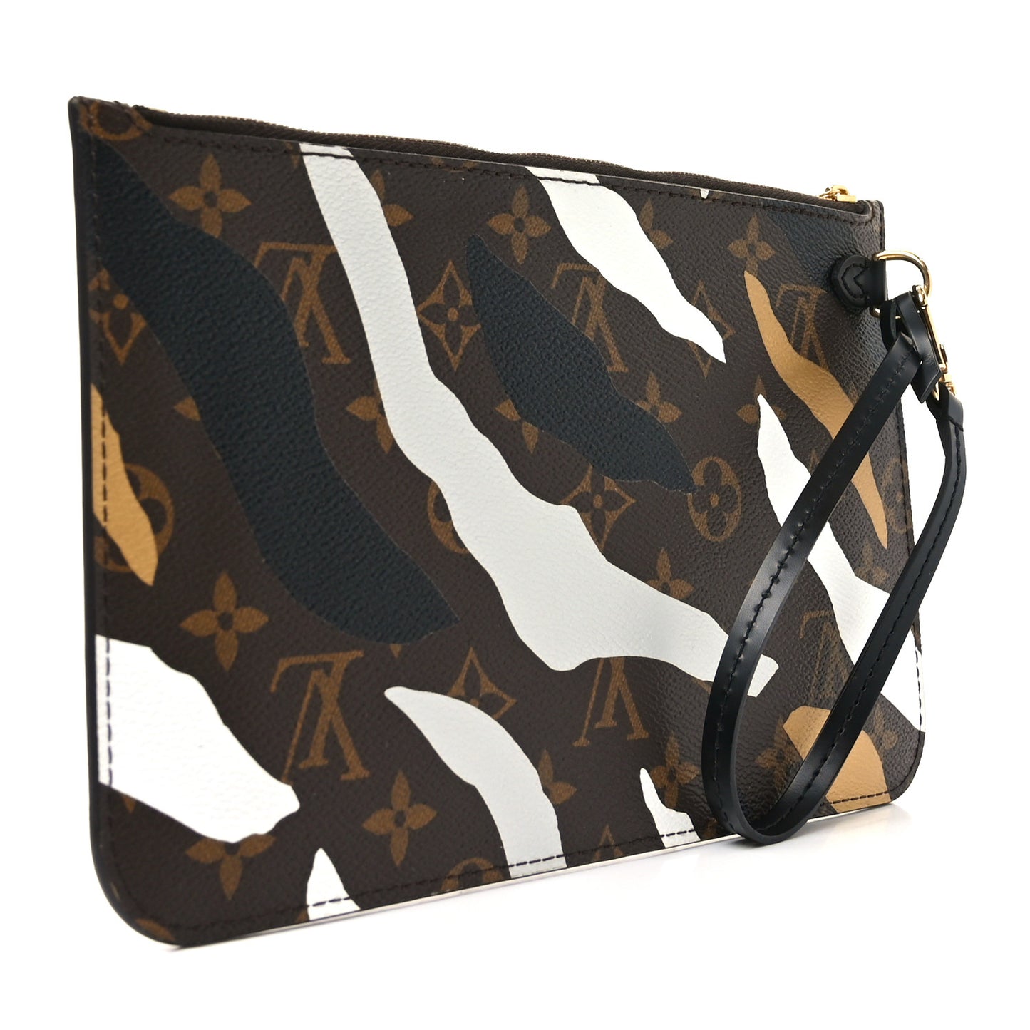 X LOL Monogram Neverfull MM GM Pochette Gold Silver