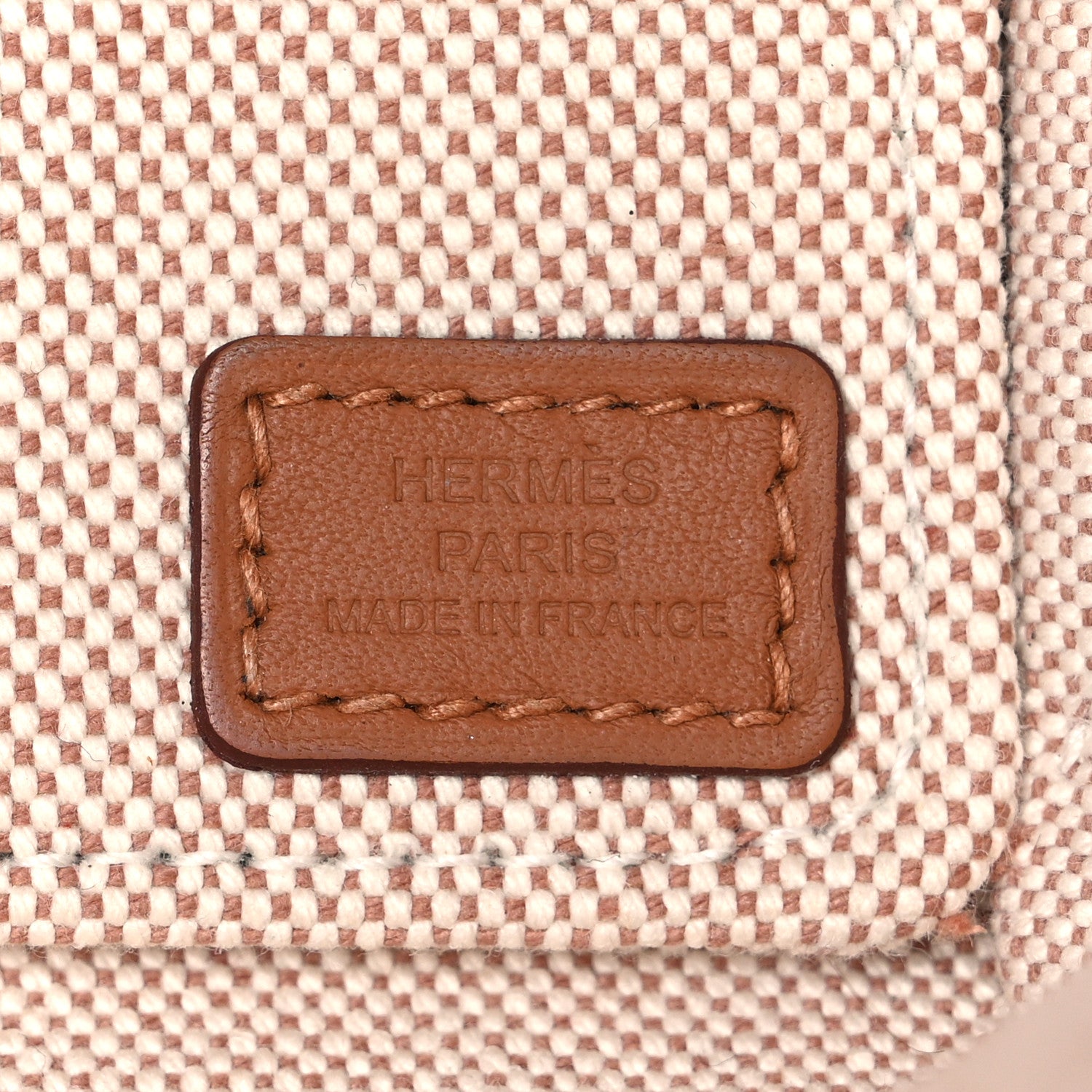 Hermes H Plume Canvas Swift Printed Quadrige au Fil Steeple 25 Bag