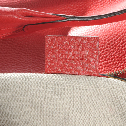 Gucci Pebbled Calfskin Large Soho Hobo Red 7 of 7