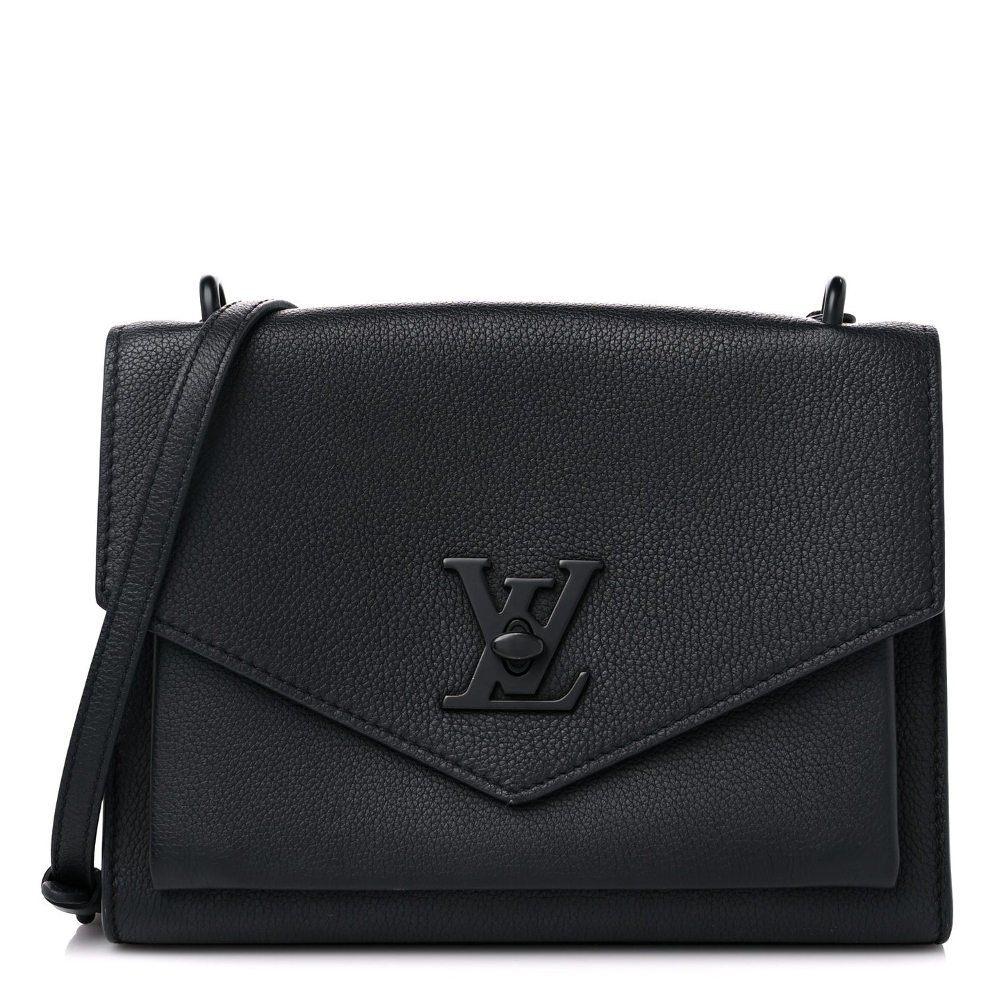 Soft Calfskin My Lockme Chain Bag BB Black