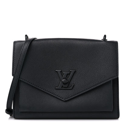 Louis Vuitton Soft Calfskin My Lockme Chain Bag BB Black 1 of 10