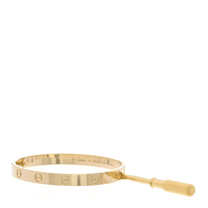 Cartier 18K Yellow Gold LOVE Bracelet 17 3 of 9