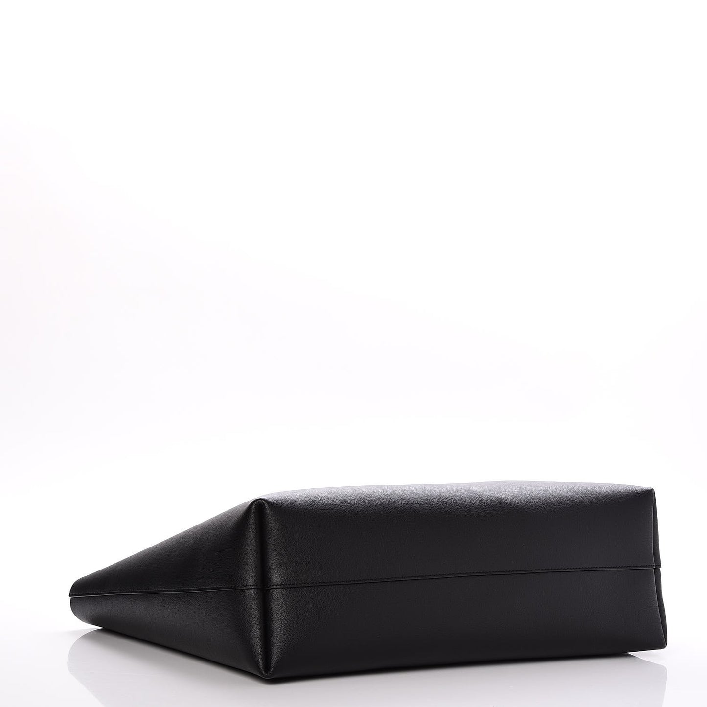 Calfskin Large Shopping Tote Black
