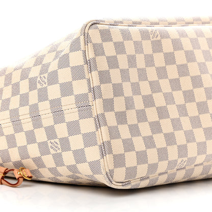Louis Vuitton Damier Azur Neo Neverfull GM Rose Ballerine 9 of 19