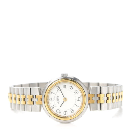 Hermes Stainless Steel 25mm Profile Quartz Watch Gold 2 of 6