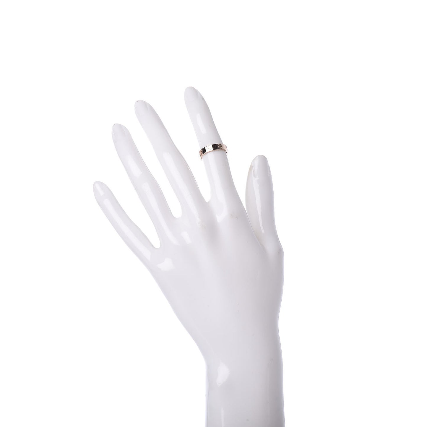 18K Pink Gold 3.5mm LOVE Wedding Band Ring 47 4