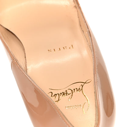 Christian Louboutin Patent So Kate 120 Pumps 38 Nude 7 of 8