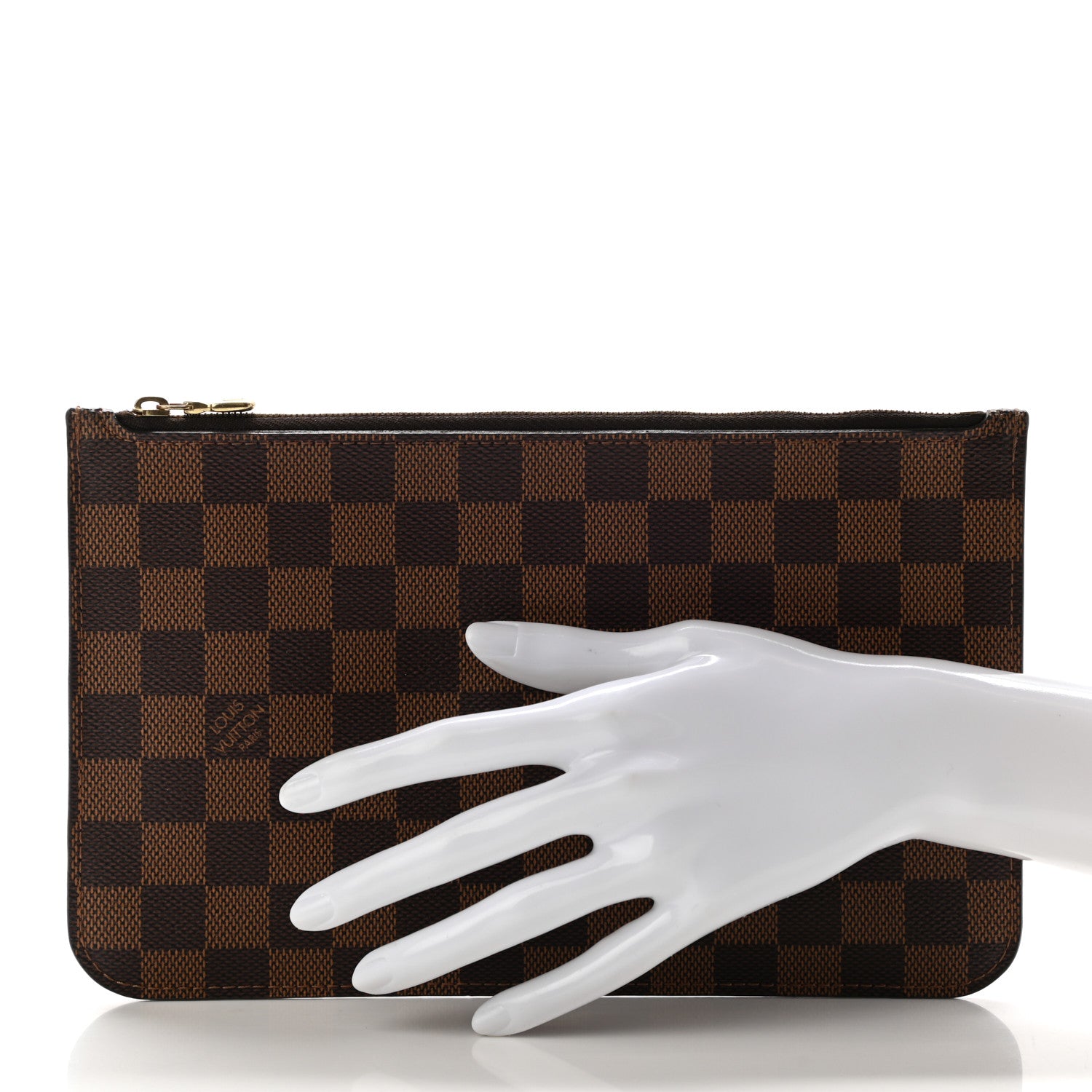 Louis Vuitton Damier Ebene Neverfull MM GM Pochette 2 of 9