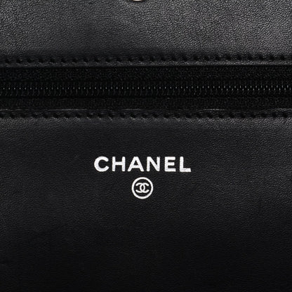 Chanel Calfskin Quilted Cambon Wallet On Chain WOC Black 6 of 8