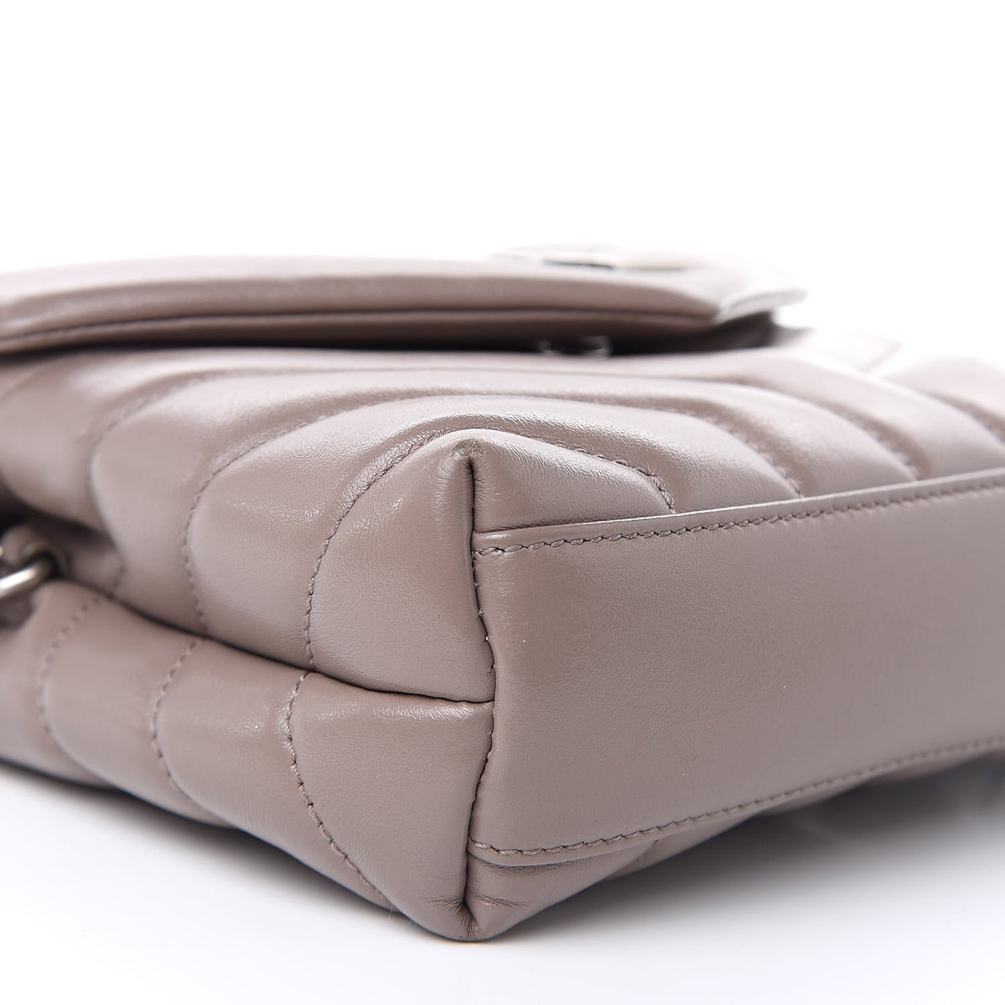 Calfskin Y Quilted Toy Loulou Monogram Satchel Nude Powder