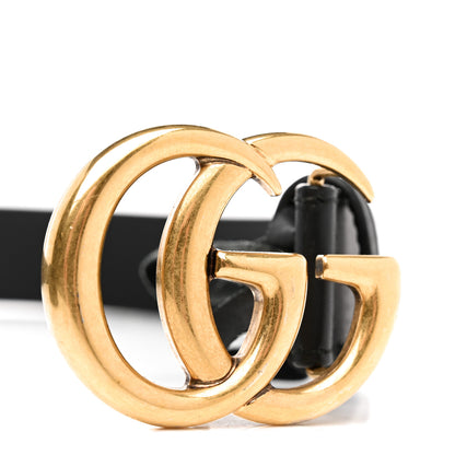 Gucci Calfskin Double G 30mm Belt 75 30 Black 6 of 6