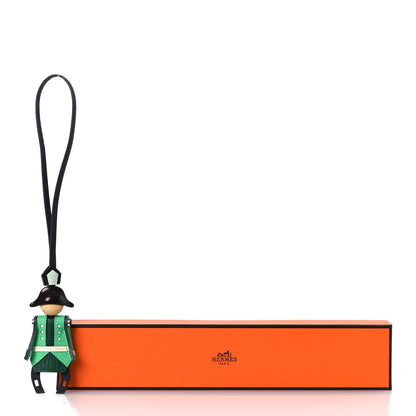 Hermes Epsom Chevre Mysore Artificer Bag Charm Ardoise Rouge Sellier Vert Moyen Vert Comics Nata Vert Peppermint 5 of 5