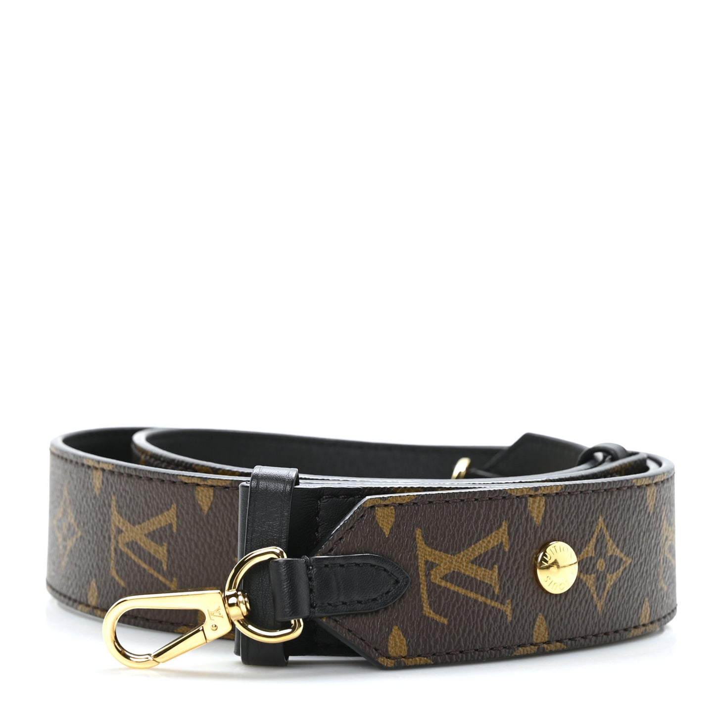 Monogram Adjustable Bandouliere Shoulder Strap Black