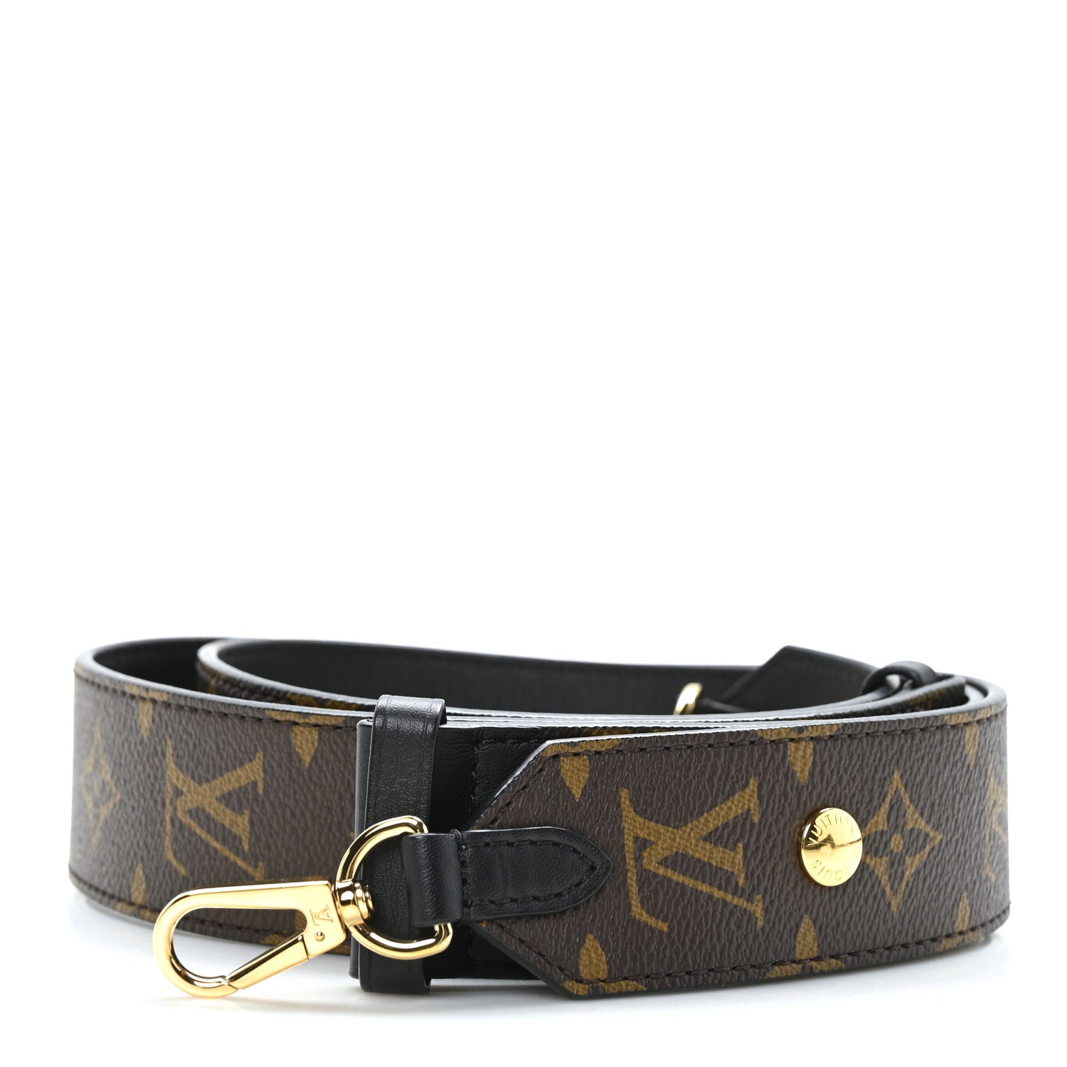 Louis Vuitton Monogram Adjustable Bandouliere Shoulder Strap Black 2 of 10