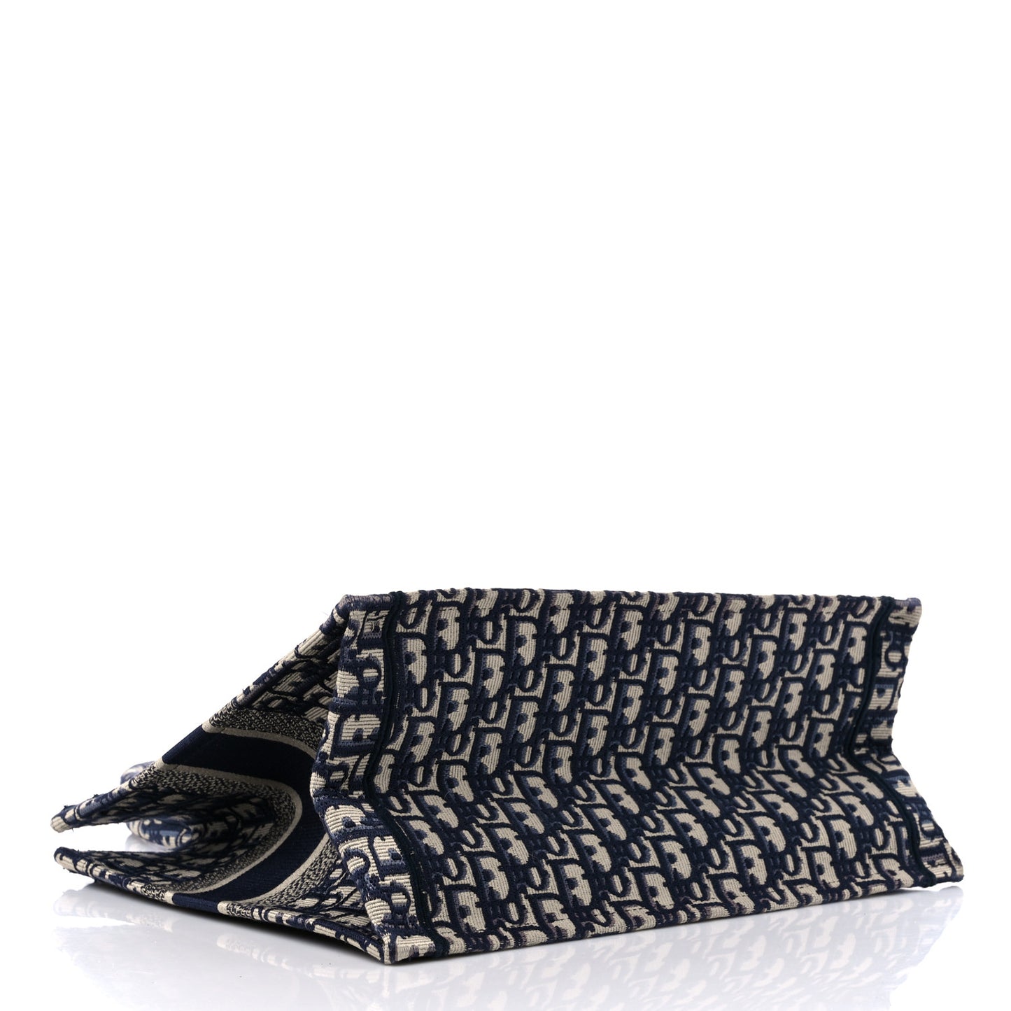 Oblique Medium Book Tote Blue Multicolor