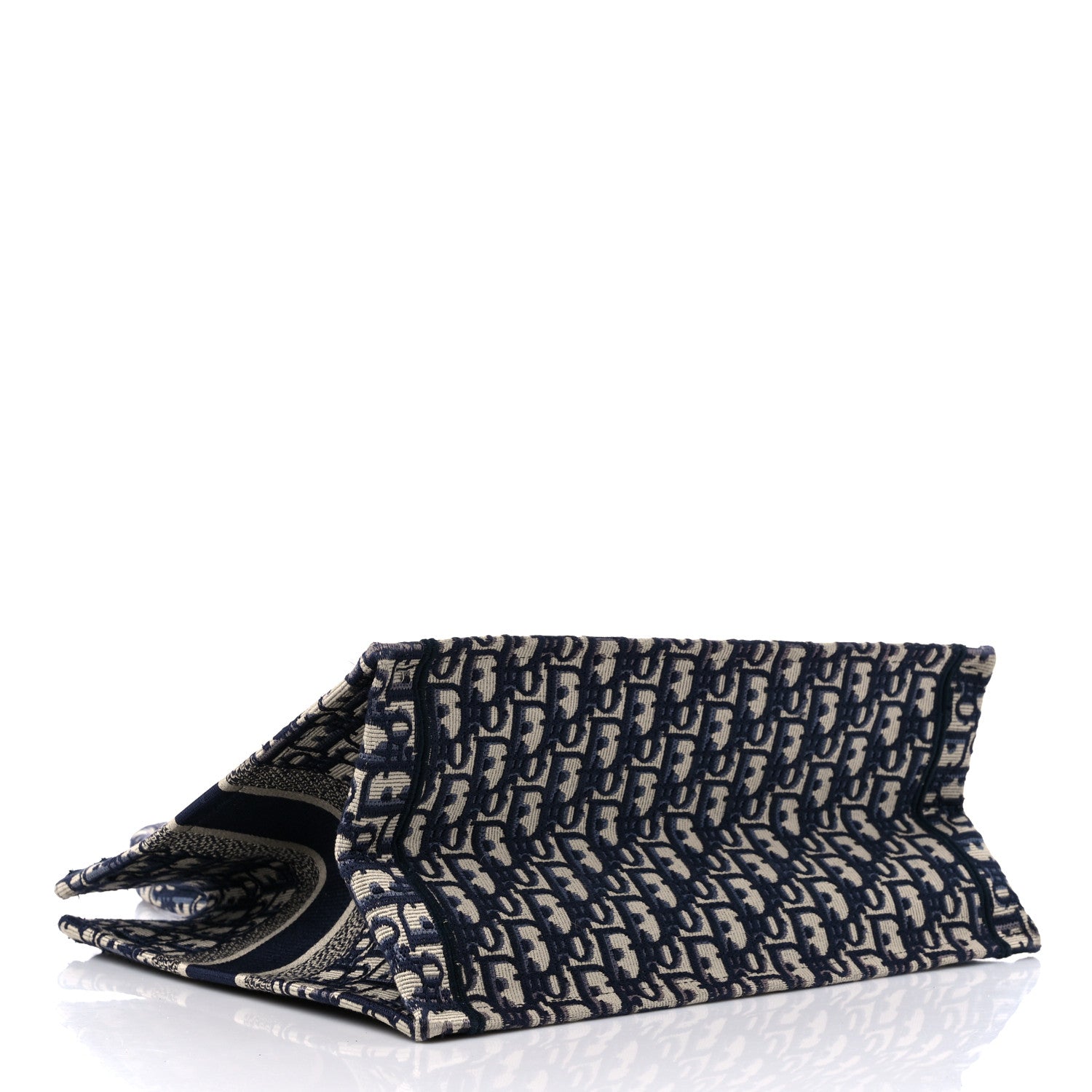 Christian Dior Oblique Medium Book Tote Blue Multicolor 4 of 14