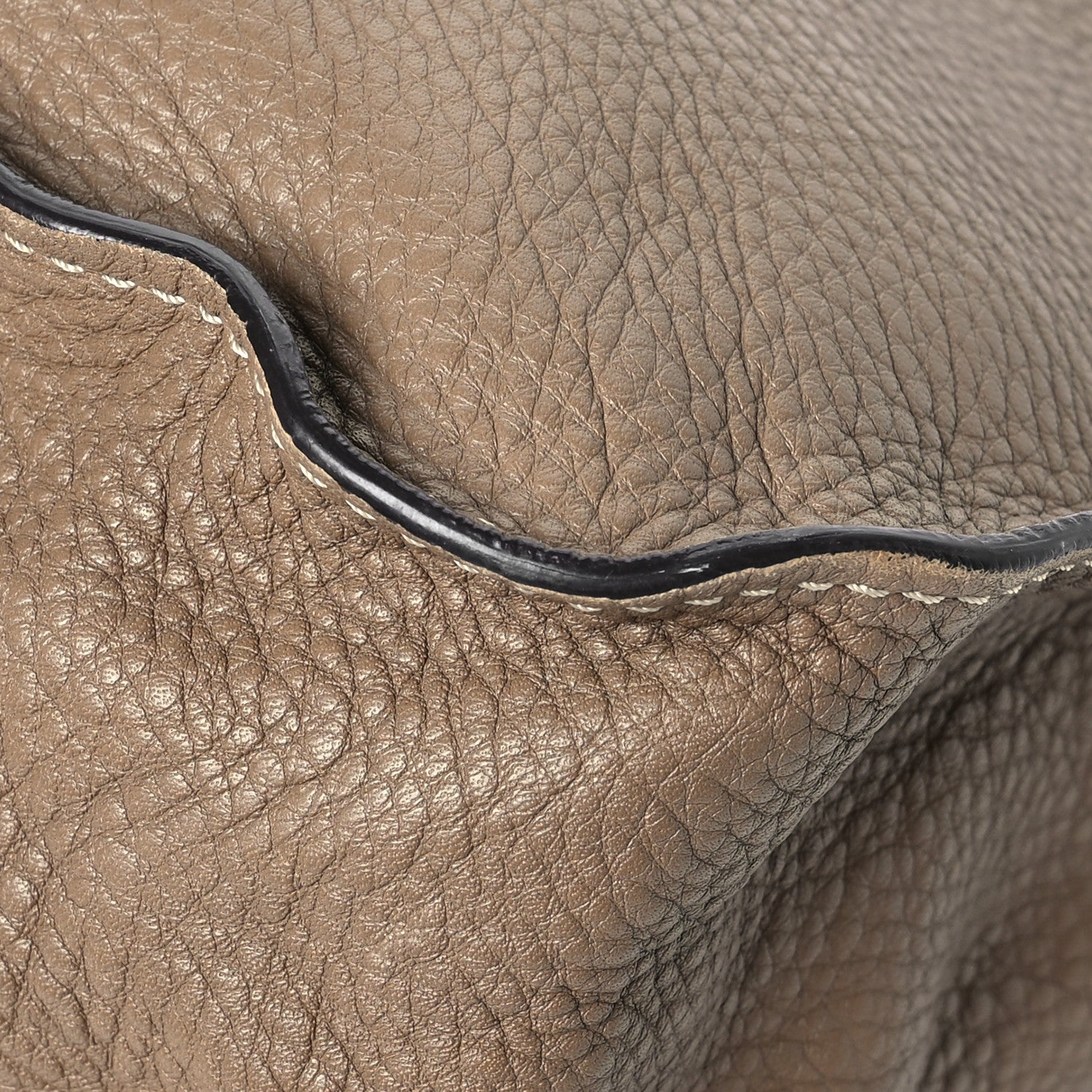 Chloe Calfskin Medium Marcie Saddle Shoulder Bag Motty Grey 13 of 15