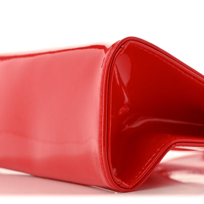 Telfar Patent Vegan Leather Small Shopping Bag Red 10 of 11