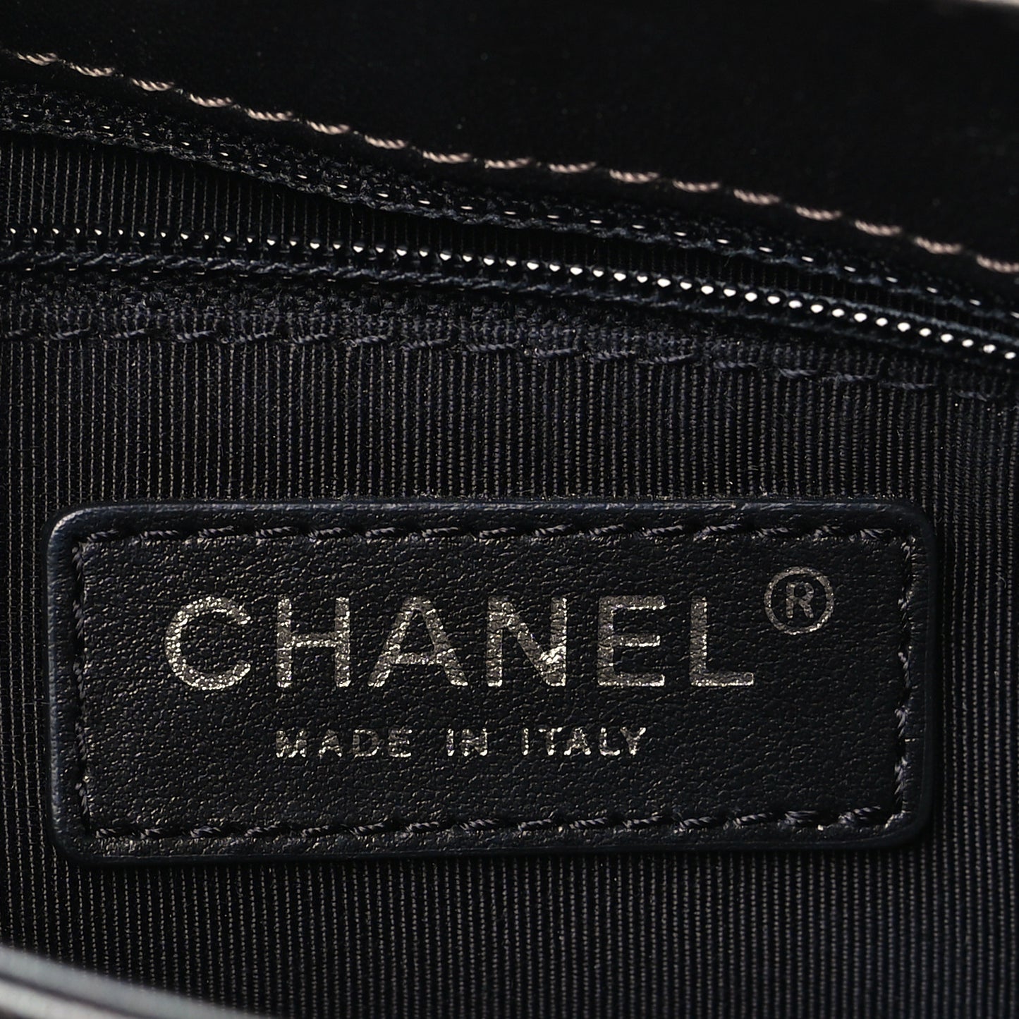 Metallic Goatskin Quilted Small Rock In Rome Flap Charcoal