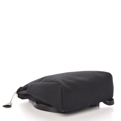 Hermes Toile Vache Calfskin Herbag 30 PM Backpack Black 4 of 15