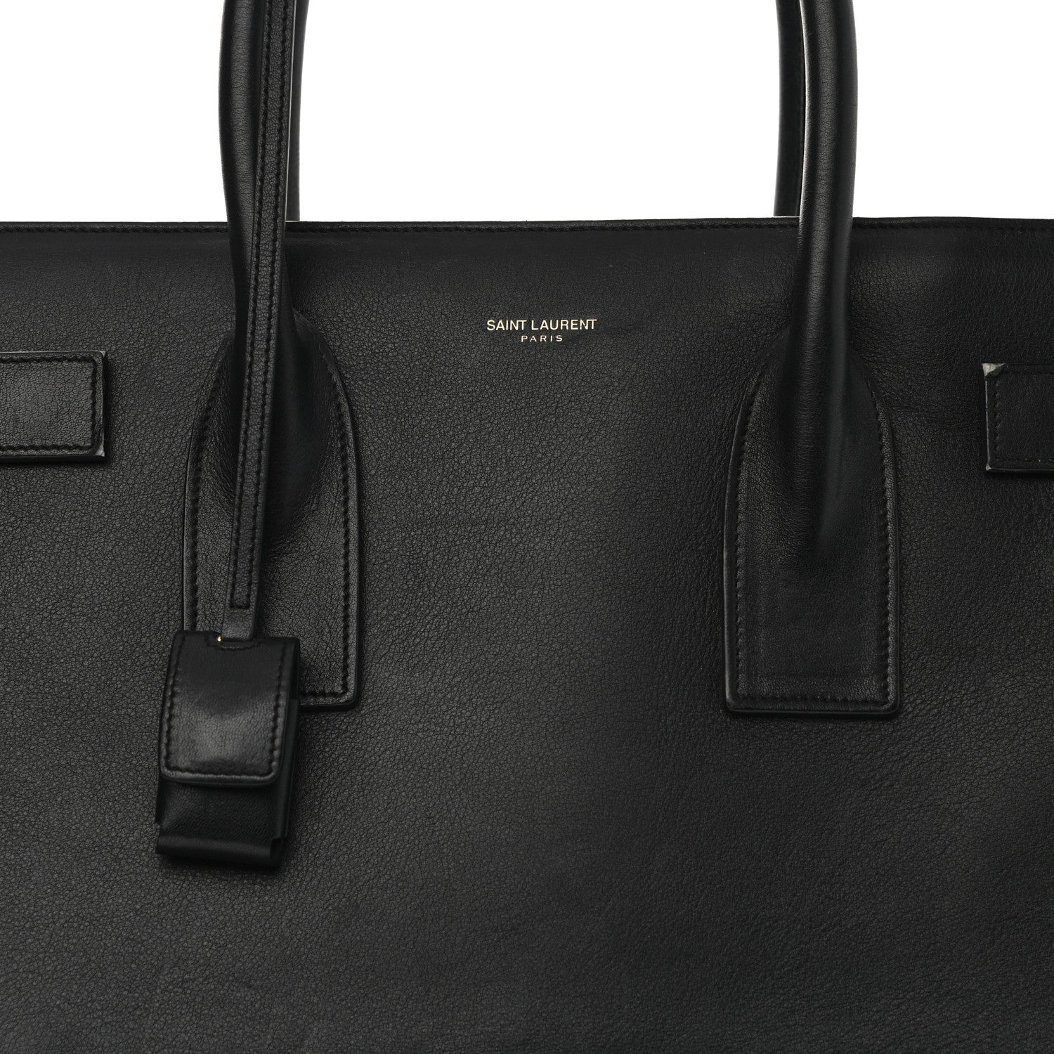 Saint Laurent Calfskin Large Sac De Jour Carryall Black 7 of 12