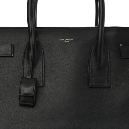 Saint Laurent Calfskin Large Sac De Jour Carryall Black 7 of 12