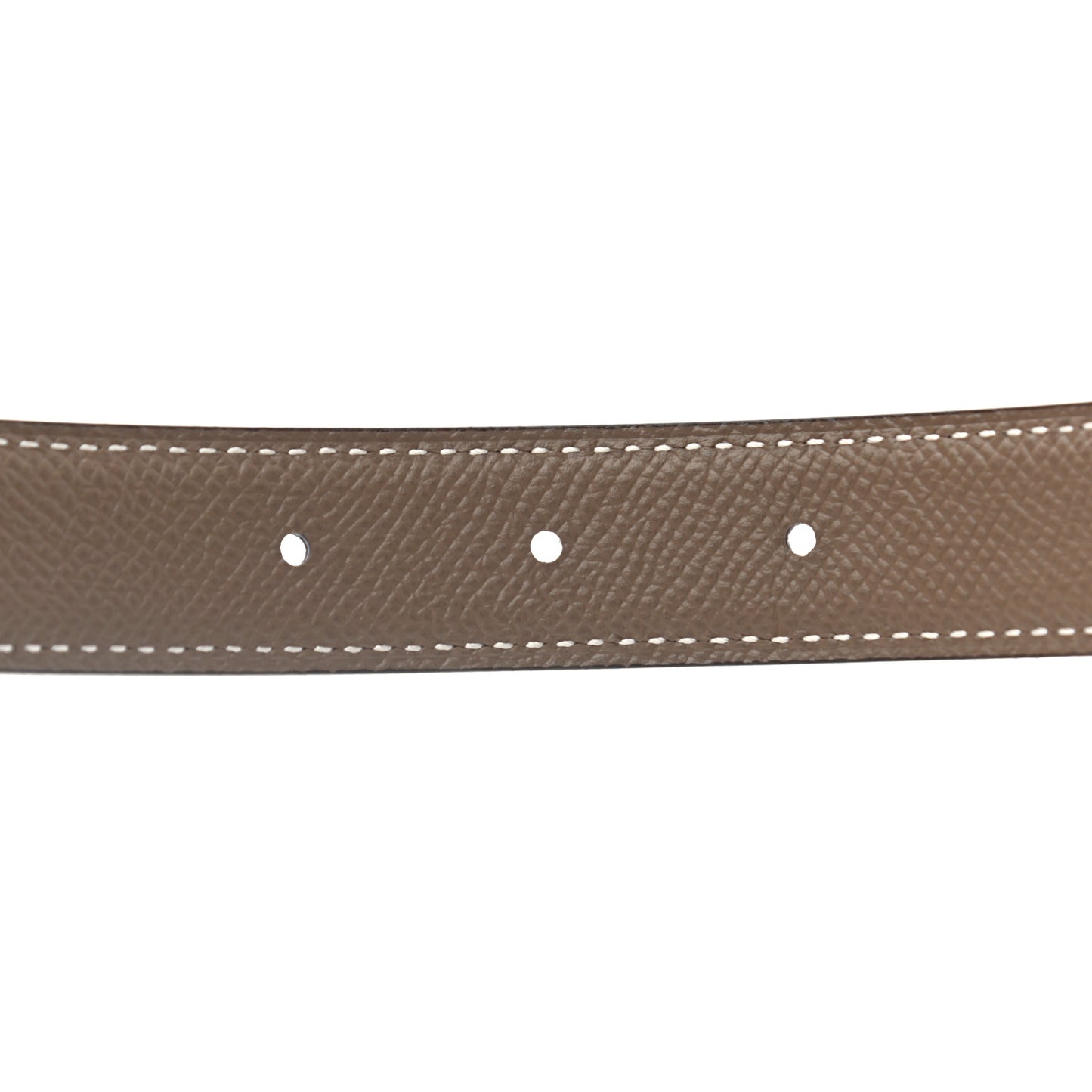 Swift Epsom 24mm Mini Constance H Belt 80 Black Etoupe