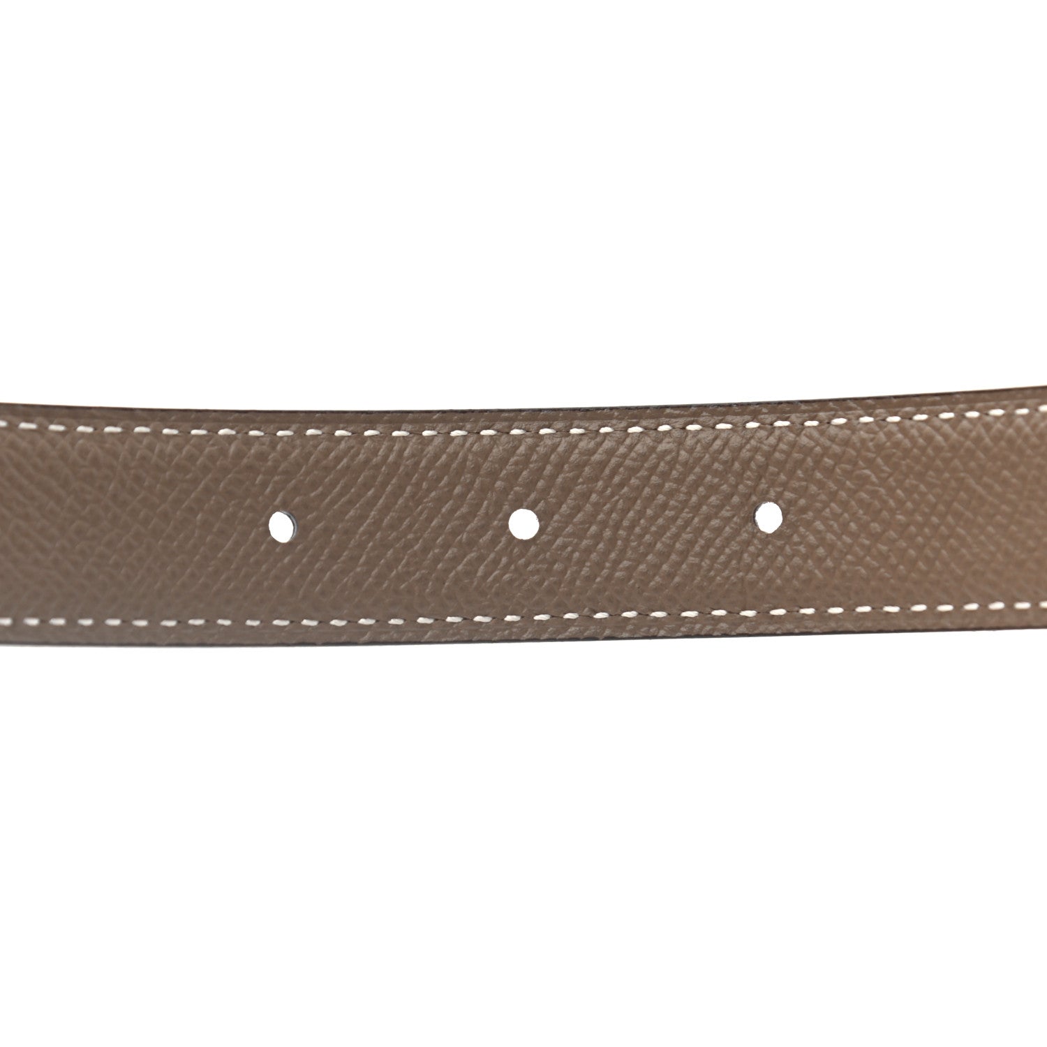 Hermes Swift Epsom 24mm Mini Constance H Belt 80 Black Etoupe 5 of 6