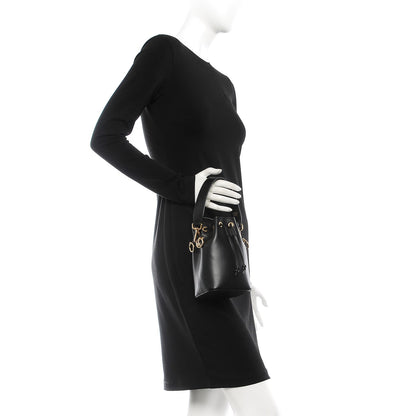 Fendi Vitello Liberty Lucido F is Fendi Mini Mon Tresor Bucket Bag Black 3 of 9