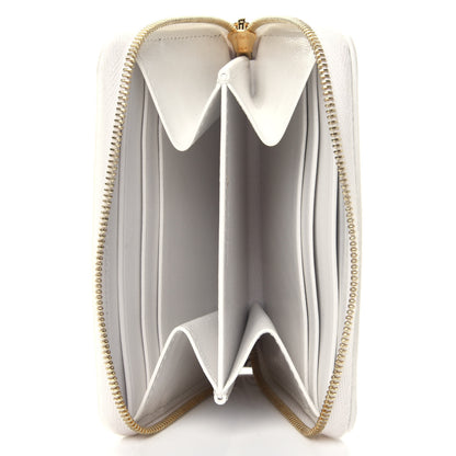 Celine X ANNELI SANAYE HENRIKSSON Smooth Calfskin Telepathic Compact Zip Wallet Red White 4 of 4