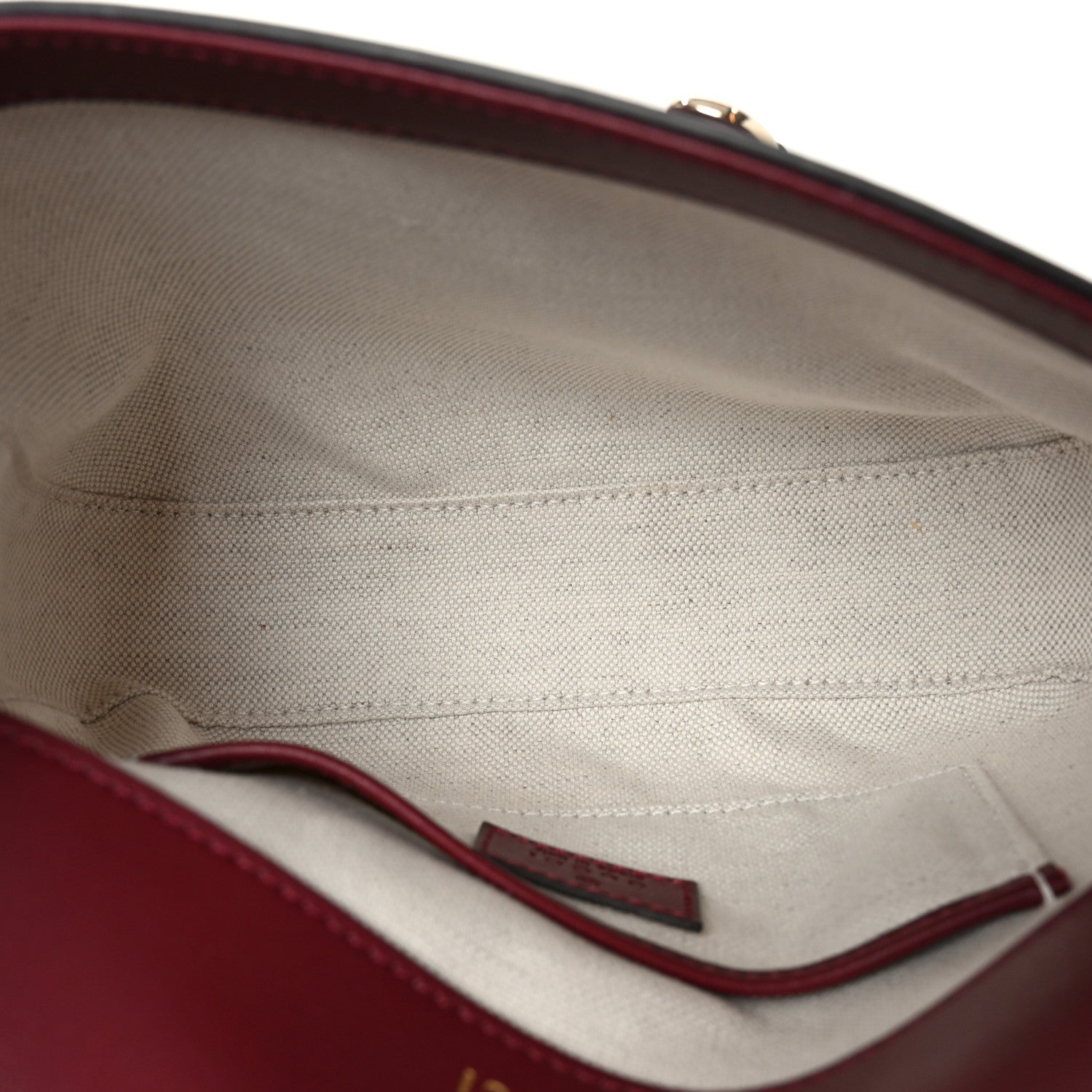 Gucci Arabella Calfskin Horsebit 1955 Soft Small Shoulder Bag Rosso Ancora 5 of 9