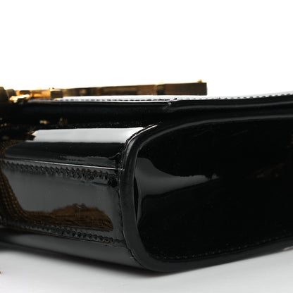 Saint Laurent Patent Small Classic Monogram Kate Tassel Satchel Black 8 of 11