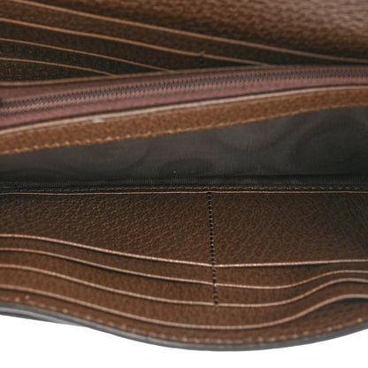 Gucci GG Supreme Monogram Web Ophidia Continental Wallet Brown 5 of 13