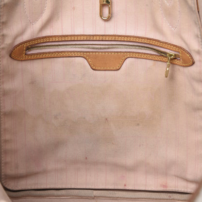Louis Vuitton Damier Azur Neo Neverfull MM Rose Ballerine 18 of 23