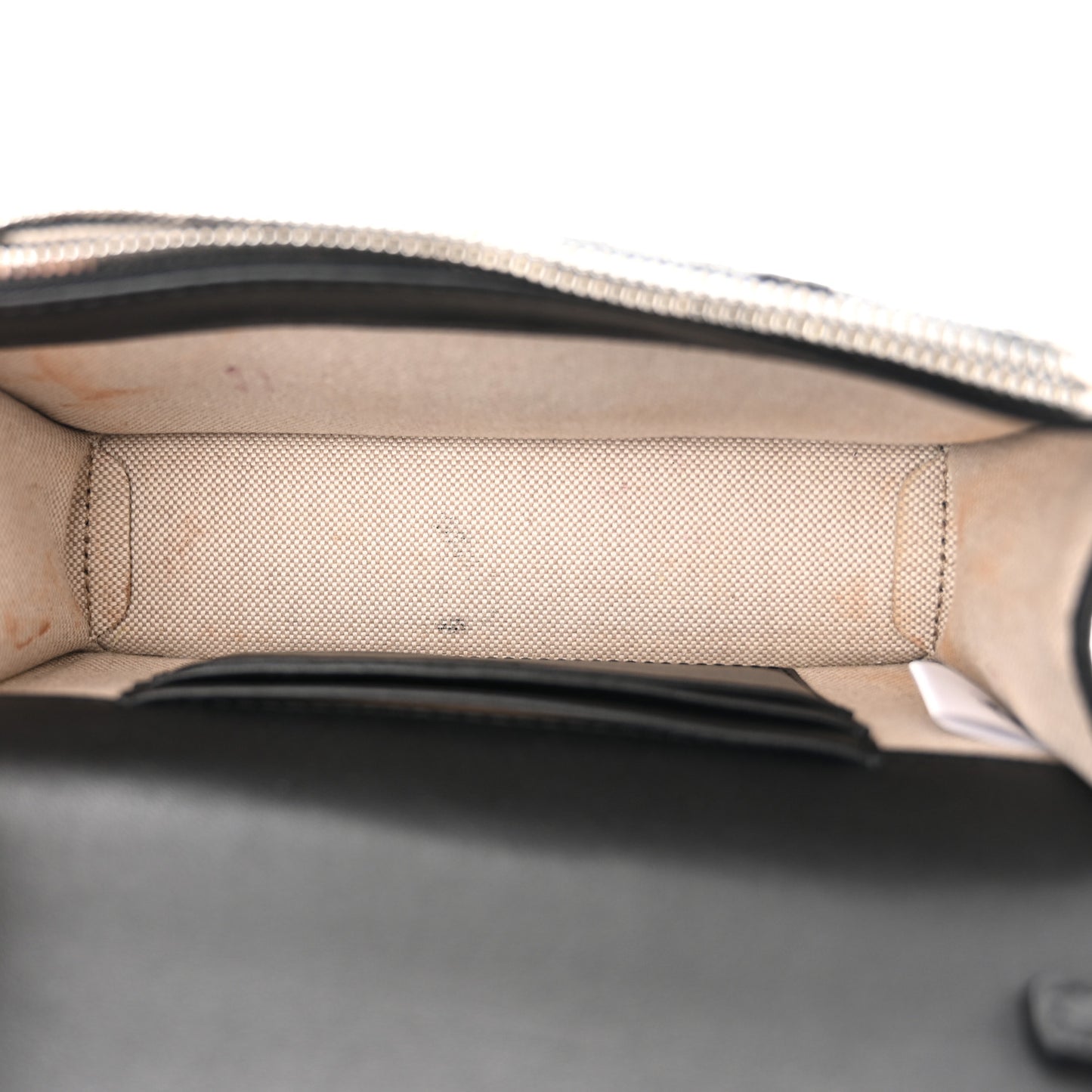 Jacquard Visetos Mini Gretl Crossbody Black